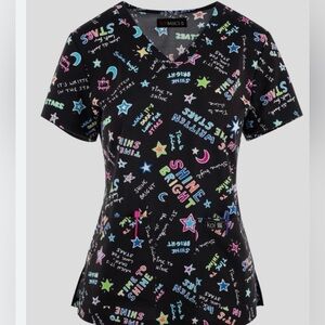 Koi Multicolor Graphic Women's Short Sleeve Tee
